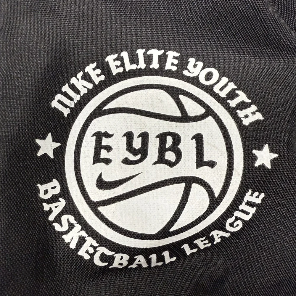 Nike EYBL Backpack Team Issued Exclusive Rare Travel Elite Black/White Logo READ
